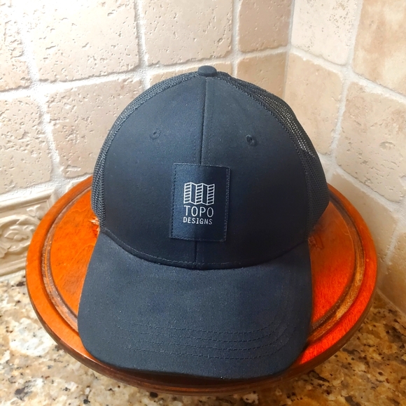 Topo Designs Other - Topo Designs Classic Black Trucker Cap With Original Logo